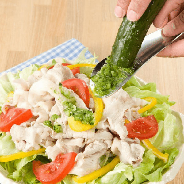 Tsuboe Japan Stainless Steel Curved Grater - Premium Quality Standing Grater-Kiichin - The #1 Place for Japanese Goods in Your Hand!