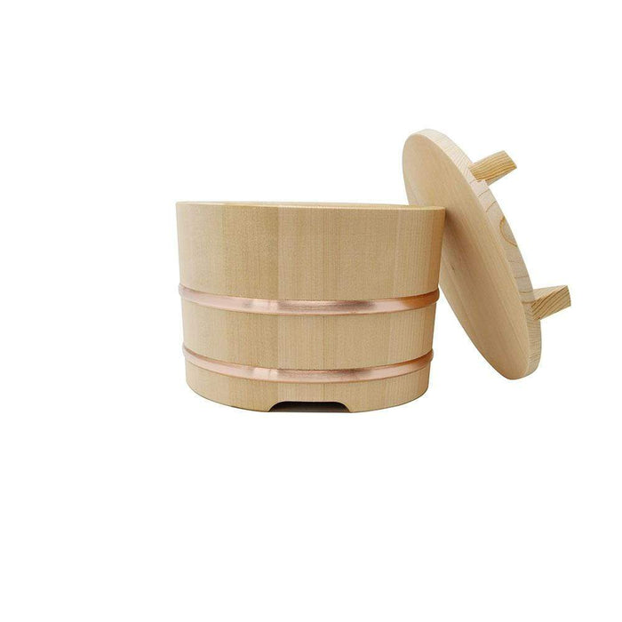 Yamacoh Ohitsu Sawara Rice Container - Authentic Japanese Wooden Nosebitsu, 33cm-Kiichin - The #1 Place for Japanese Goods in Your Hand!