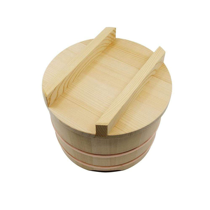 Yamacoh Ohitsu Sawara Rice Container - Authentic Japanese Wooden Nosebitsu, 33cm-Kiichin - The #1 Place for Japanese Goods in Your Hand!