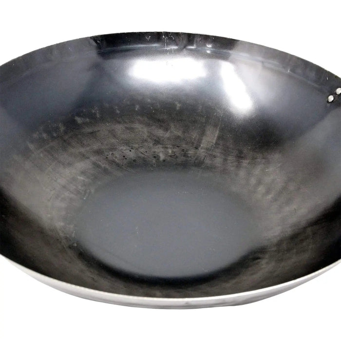 Yamada 30cm Double-Handle Wok - Hammered Iron (1.2mm Thickness)-Kiichin - The #1 Place for Japanese Goods in Your Hand!