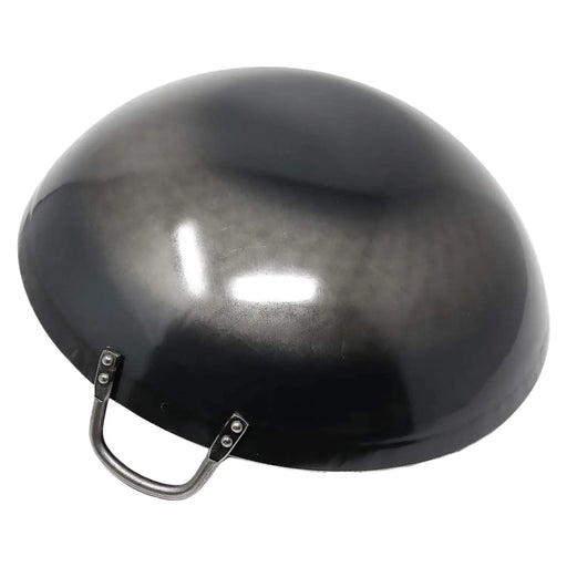 Yamada 36cm Double-Handle Wok - Hammered Iron (1.2mm Thickness)-Kiichin - The #1 Place for Japanese Goods in Your Hand!