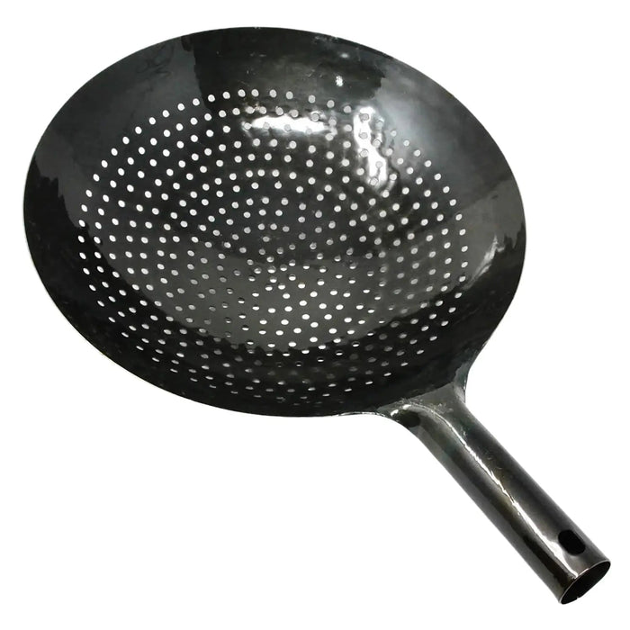 Yamada 21cm Hammered Iron Wok Strainer - User-Friendly Kitchen Tool-Kiichin - The #1 Place for Japanese Goods in Your Hand!
