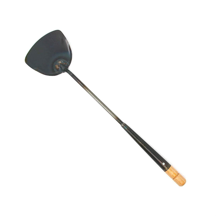 Yamada Iron Chuan Wok Spatula - Long Handle, Large Size-Kiichin - The #1 Place for Japanese Goods in Your Hand!