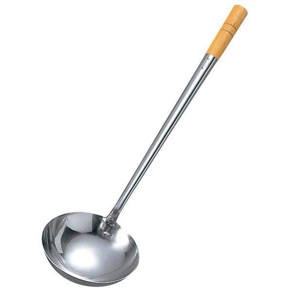 Yamagi Stainless Steel Wok Ladle with Wood Handle - Medium Size-Kiichin - The #1 Place for Japanese Goods in Your Hand!