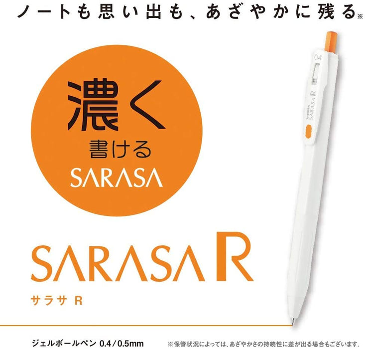 Zebra Sarasa Gel Pen Set - 0.4mm - 5 Colors - Made in Japan-Kiichin - The #1 Place for Japanese Goods in Your Hand!