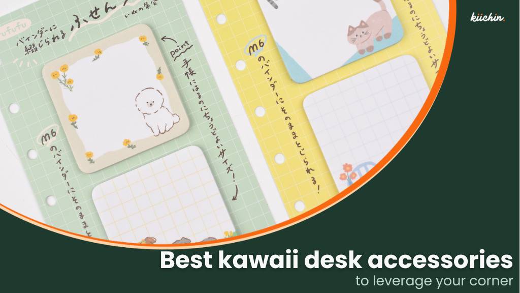kawaii desk accessories