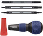 Vessel 220W-BC3B Multi-Function Screwdriver 7-in-1 Ball Grip Blue - Ideal for Home Use-Kiichin - The #1 Place for Japanese Goods in Your Hand!