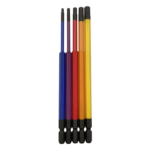 Anex Hex Wrench Set 2.5/3/4/5/6mm 150mm Single Head with Storage-Kiichin - The #1 Place for Japanese Goods in Your Hand!