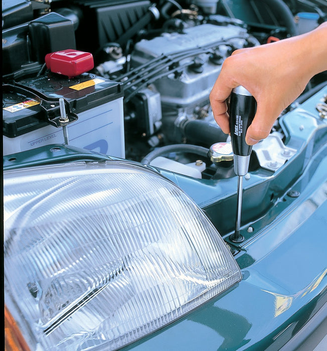 Anex Hyper Type +2 X100 No.180 Driver Tool with Penetrating Wooden Handle-Kiichin - The #1 Place for Japanese Goods in Your Hand!