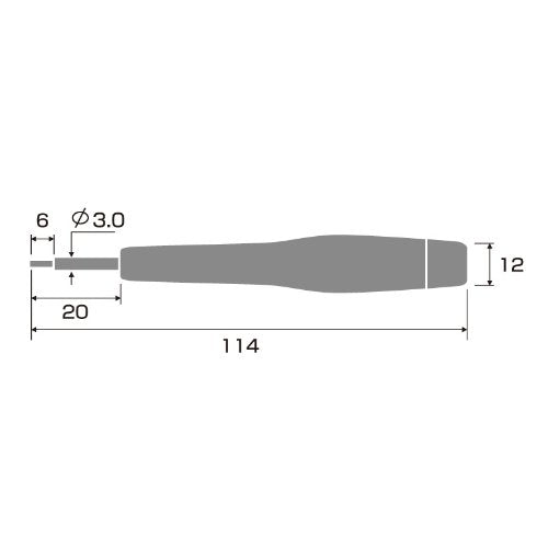 Anex Annex Stool Precision Screwdriver with 6 Grooves 1.3mm T-4 No.3470-D Tool-Kiichin - The #1 Place for Japanese Goods in Your Hand!