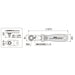Anex Compact Ratchet Driver Set Anex 10-Piece Straight Type Bit No. 525-10B-Kiichin - The #1 Place for Japanese Goods in Your Hand!