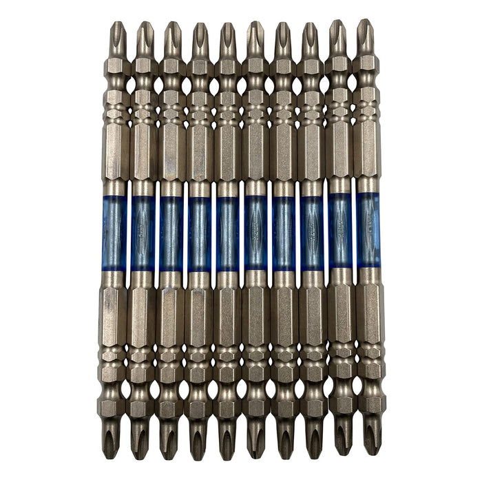 Anex Ryutyo Slim Plated Double-Head Bit Stool 10-Pack +2X110 Anex Arhs-14M Tool-Kiichin - The #1 Place for Japanese Goods in Your Hand!