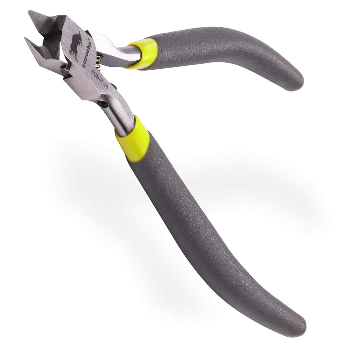 Aurochs Ultra-Thin Precision Blade Nippers Gray Lime Right-Handed Tool