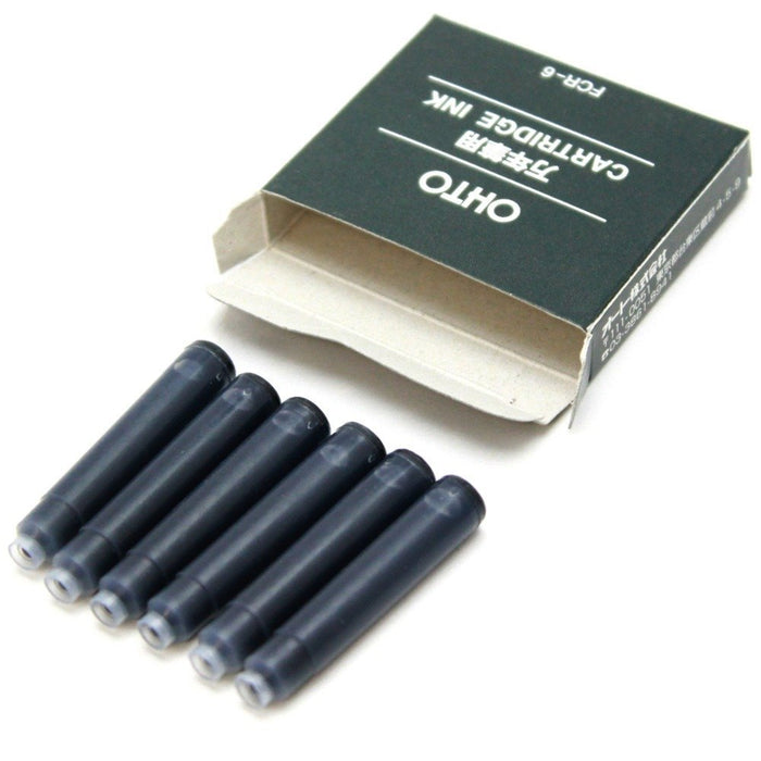 Ohto Blue Black Fountain Pen Ink Cartridge Box of 10-Kiichin - The #1 Place for Japanese Goods in Your Hand!