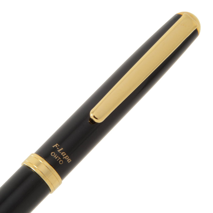 Ohto F-Lapa FF-10NB-BK Black High-Quality Fountain Pen by Ohto Brand-Kiichin - The #1 Place for Japanese Goods in Your Hand!