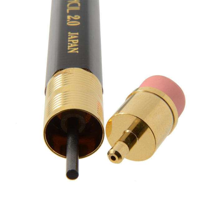 Ohto Black Mechanical Pencil 2.0 with Wooden Shaft and Eraser - Aps-680E-Bk-Kiichin - The #1 Place for Japanese Goods in Your Hand!