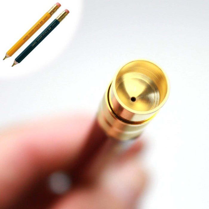 Ohto Black Mechanical Pencil 2.0 with Wooden Shaft and Eraser - Aps-680E-Bk-Kiichin - The #1 Place for Japanese Goods in Your Hand!