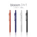 Ohto Bloom 3In1 White Multifunctional Pen - MF-25B3-WT Series-Kiichin - The #1 Place for Japanese Goods in Your Hand!