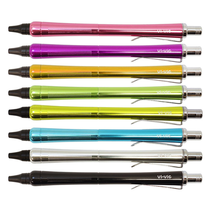 Ohto Vivic Yellow Oil-Based Ballpoint Pen Nbp-407V-Yl-Kiichin - The #1 Place for Japanese Goods in Your Hand!
