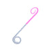 Daiwa Tairaba Kouga Silicone Twin Curly Tie Pink Checkered Gray-Kiichin - The #1 Place for Japanese Goods in Your Hand!