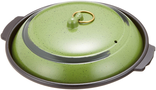 Endo Shoji 18cm Commercial Ceramic Shallow Pot Aluminum Made in Japan-Kiichin - The #1 Place for Japanese Goods in Your Hand!