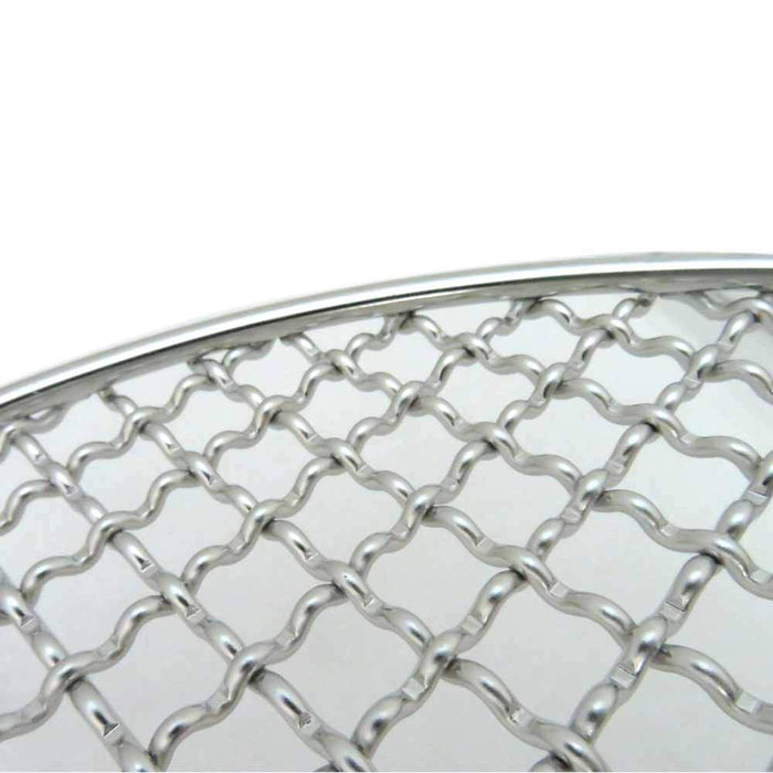 Endo Shoji Round Grilling Net 26Cm Crimp Mesh Stainless Steel Japan Made-Kiichin - The #1 Place for Japanese Goods in Your Hand!