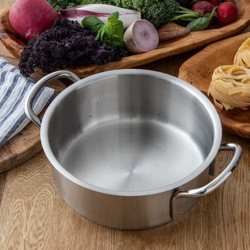 Endo Shoji 28Cm IH Compatible Stainless Steel Pot 18-8 Commercial Grade-Kiichin - The #1 Place for Japanese Goods in Your Hand!