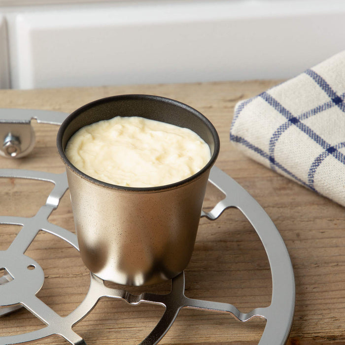 Endo Shoji Stainless Steel Pudding Cup No.4 Fluorine Resin Japan Made-Kiichin - The #1 Place for Japanese Goods in Your Hand!