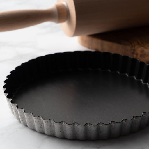 Endo Shoji 18cm Tart Pan Fluorine Resin Coating Commercial Strong Coat-Kiichin - The #1 Place for Japanese Goods in Your Hand!