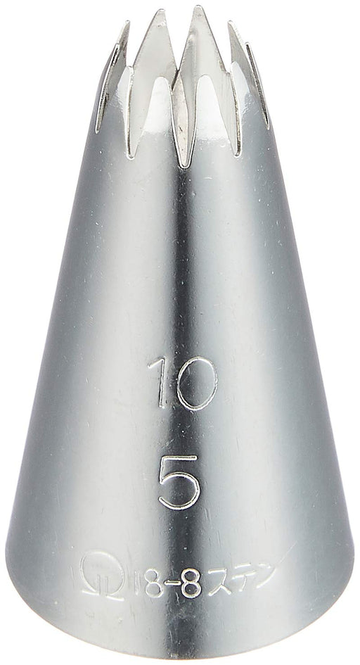 Endo Shoji Nozzle Flower Shape 10 Cuts No. 5 Stainless Steel Made in Japan-Kiichin - The #1 Place for Japanese Goods in Your Hand!