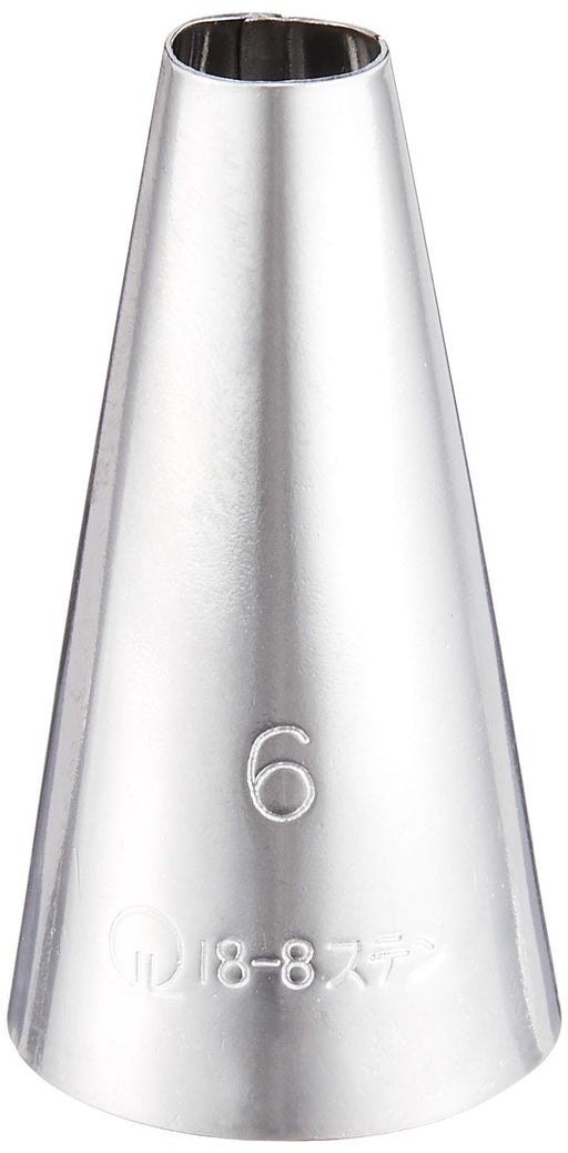 Endo Shoji No.6 Round Nozzle 18-8 Stainless Steel Commercial Use Japan-Kiichin - The #1 Place for Japanese Goods in Your Hand!