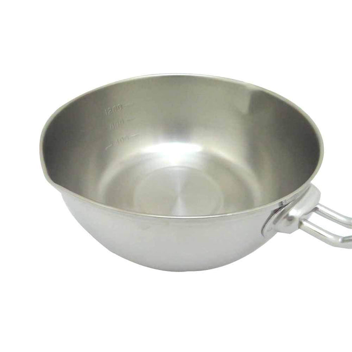 Endo Shoji Yukihira Pot 22Cm with Handle Triple-Layer Stainless Steel Japan-Kiichin - The #1 Place for Japanese Goods in Your Hand!
