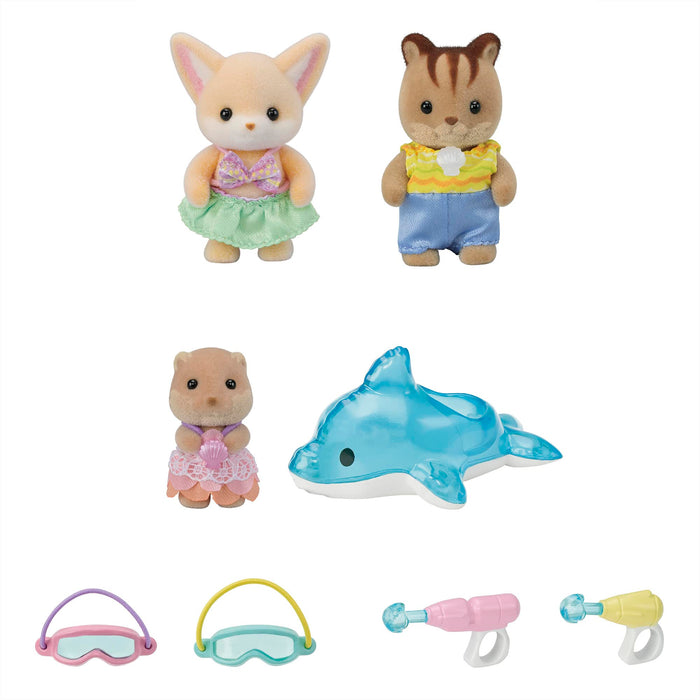 Epoch Sylvanian Families Friendship Water Play Set S-75 Toy Dollhouse for 3+ Years-Kiichin - The #1 Place for Japanese Goods in Your Hand!
