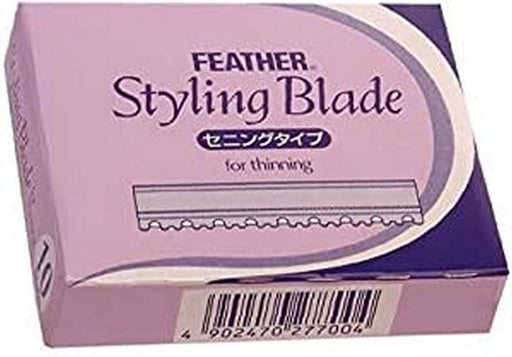Feather Safety Razor with Thinning Type TG-10 Styling Blade-Kiichin - The #1 Place for Japanese Goods in Your Hand!