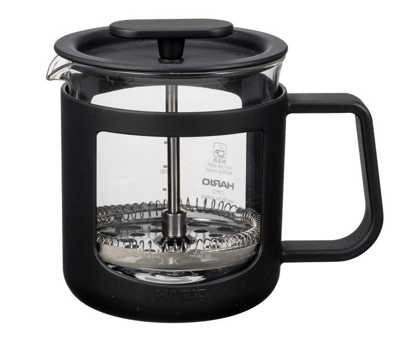 Hario CafePress U Heat Resistant Glass 300ml CPU-2-B Black-Kiichin - The #1 Place for Japanese Goods in Your Hand!