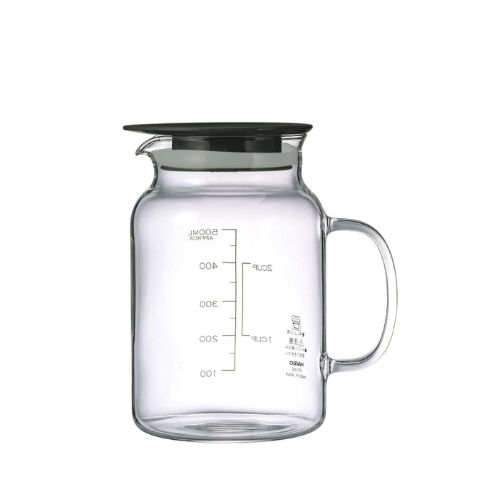 Hario 500ml Black Vinegar Storage Container - Made in Japan-Kiichin - The #1 Place for Japanese Goods in Your Hand!