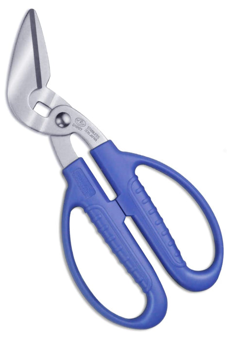 Hasegawa Knives Blue Cardboard Scissors PS-6500H 21.5cm Total 5.2cm Blade Length-Kiichin - The #1 Place for Japanese Goods in Your Hand!