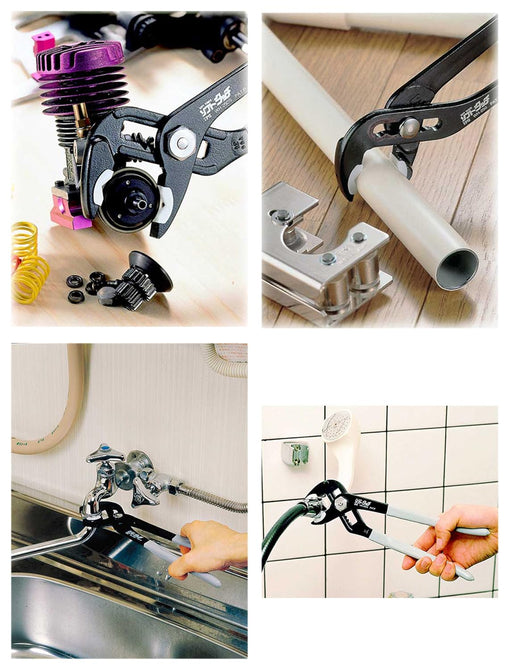 Igarashi Plyer Soft Touch Water Pliers 250mm Made in Japan Tsubame Sanjo WH-250-Kiichin - The #1 Place for Japanese Goods in Your Hand!
