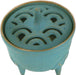 Iwachu Nami Gold Turkish Blue Incense Burner Φ8.5×H9 Nambu Ironware 29212-Kiichin - The #1 Place for Japanese Goods in Your Hand!