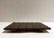 Iwachu Nambu Ironware Kettle Base Lattice Pattern Gold/Dark Brown 16x14 Cm-Kiichin - The #1 Place for Japanese Goods in Your Hand!