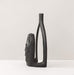 Iwachu Nambu Ironware Owl Letter Stand Black - 9x5x15.5 cm-Kiichin - The #1 Place for Japanese Goods in Your Hand!