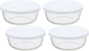 Iwaki Kbc4140-W1 Heat Resistant Glass Rice Bowl Set - 400Ml X 4, White-Kiichin - The #1 Place for Japanese Goods in Your Hand!