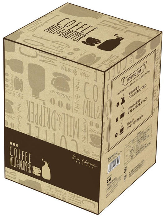 Kai Corporation Coffee Mill Dripper Set Japan Kai House Select FP5152-Kiichin - The #1 Place for Japanese Goods in Your Hand!