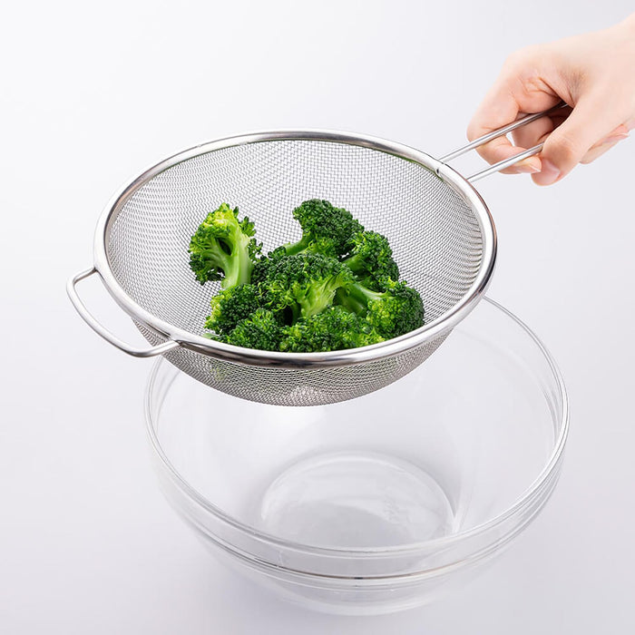 Kai Corporation Flour Sifter Strainer Stainless Steel Silver - Kai Kitchen Dl7240-Kiichin - The #1 Place for Japanese Goods in Your Hand!