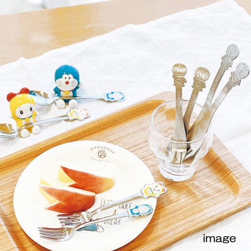 Kanesho Pottery Doraemon Stainless Steel Fork 13.8cm Japan Made Tableware-Kiichin - The #1 Place for Japanese Goods in Your Hand!