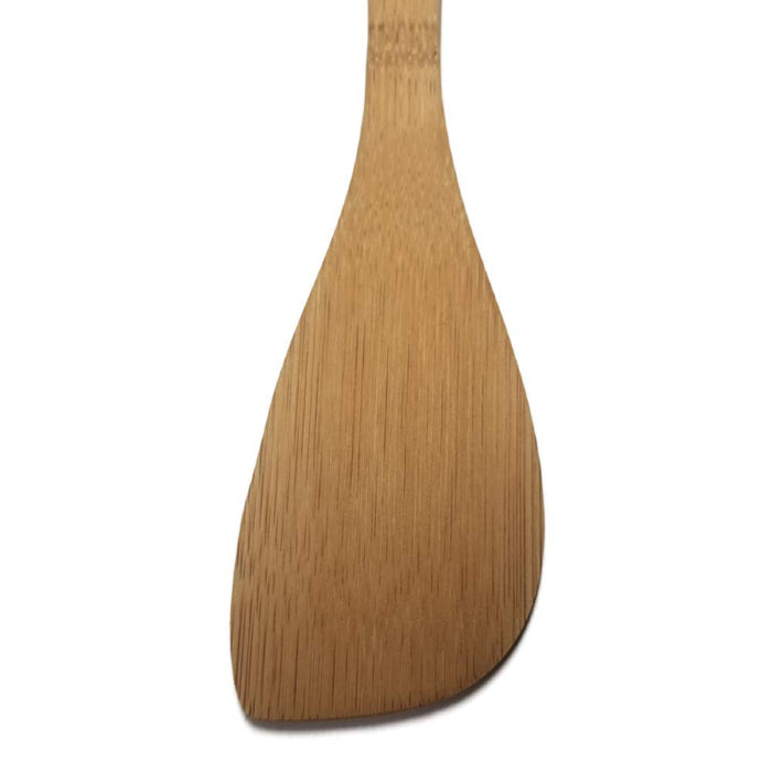 Kikusui Unpainted Soot Bamboo Rice Paddle Cut Japanese Design-Kiichin - The #1 Place for Japanese Goods in Your Hand!
