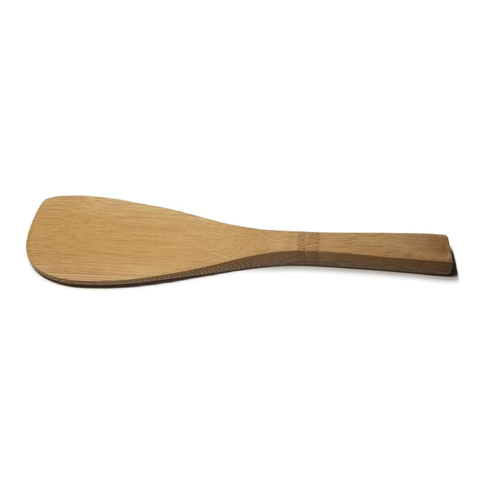 Kikusui Unpainted Soot Bamboo Rice Paddle Cut Japanese Design-Kiichin - The #1 Place for Japanese Goods in Your Hand!