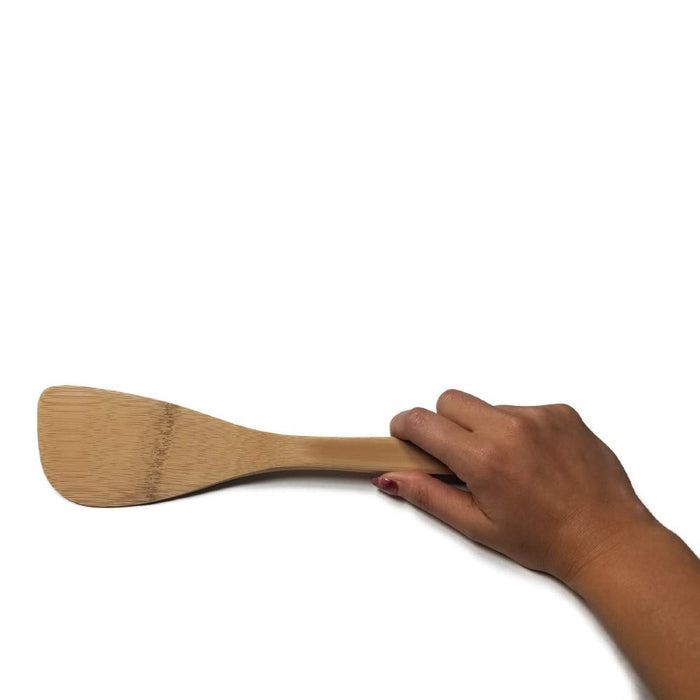 Kikusui Unpainted Soot Bamboo Turner Right-Handed - Japanese Craftsmanship-Kiichin - The #1 Place for Japanese Goods in Your Hand!