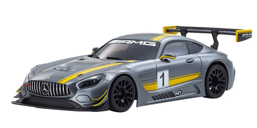 Kyosho Asc MR03W-MM Mercedes AMG GT3 Gray/Yellow MZP247GY-Kiichin - The #1 Place for Japanese Goods in Your Hand!
