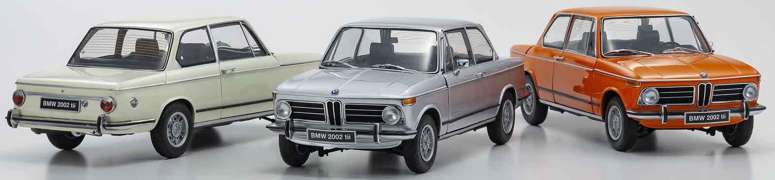 Kyosho BMW 2002 Tii 1/18 White KS08543W-Kiichin - The #1 Place for Japanese Goods in Your Hand!